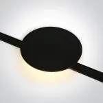 9W LED &scaron;viestuvas į magnetines sistemas FLAT, juodas, 3000/4000/5000K, 48V, 43112F/B/V