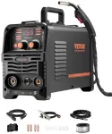 130A MIG suvirinimo aparatas, 3in1 MIG/TIG/MMA, ne&scaron;iojamas metalo virinimui, suvirintojas, inverterinis