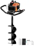 Benzininis žemės grąžtas 43CC 1250W, 200x800mm, sodui, augalams, daržui, sėjamosioms
