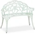 Relaxdays Sodo suoliukas, 78x98x55,5 cm, balta