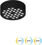 12W LED lubinis &scaron;viestuvas MATEO, juodas, 2700/4000/6000K, dimeriuojamas, 4343201