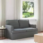 Sofa Tamsiai pilka 142 x 80 x 85 cm Metalas