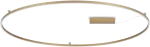 81W LED lubinis &scaron;viestuvas ORACLE SLIM, žalvario sp., 3000K, 370330