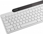 &bdquo;Lenovo&ldquo; &bdquo;Bluetooth&ldquo; klaviatūra su savaiminio įkrovimo funkcija (balta)