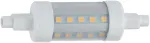 5W LED lemputė, balta, R7S, 3000K