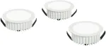 5,8W LED įleidžiamas &scaron;viestuvas FUSION, baltas, 4000K, 3vnt.