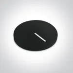 Dangtelis, skirtas sieniniam įleidžiamam &scaron;viestuvui, juodas, 050000E1/B
