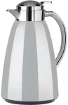 Emsa Campo vakuuminis ąsotis F4130100, 1l, pilkas, nerūdijantis plienas, stiklas, hermeti&scaron;kas, rankena, vakuuminė izoliacija