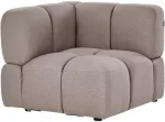 Sofa Beliani MAKSABERG kampinis modulis, smėlio pilka