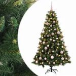 Dirbtinė kalėdinė eglutė su rutuliuku 240 cm 300 LED
