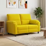 Sofa Geltona 154 x 85 x 93 cm Aksomas