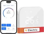 meross Wi-Fi elektrinio grindinio &scaron;ildymo termostatas 16 A, 3840 W, MTS205
