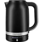 KitchenAid 5KEK1701EBM rychlovarn&aacute; konvice matně juoda, 1,7 l, 2400 W, regulace teploty 50-100 &deg;C, Keep Warm, nerezov&aacute;