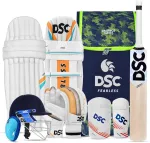 Dsc Premium pilnas krep&scaron;ys su &scaron;almu kriketo rinkinys | de&scaron;iniarankis | rinkinys vyrams | 5 dydis | įvairiaspalvis
