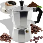 Virdulys Aliumininis kavos virimo aparatas espresso kavai, 600 ml, tinka dujinėms viryklėms
