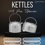 Keith titano virdulys - auk&scaron;čiausios kokybės lengvas virdulys stovyklavimui vandeniui, arbatai ir kavai virti - tvirtas, kar&scaron;čiui atsparus ne&scaron;iojamas virdulys su i&scaron;maniu snapelio atidarymu (1.5l)