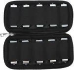Usb atmintinės laikymo krep&scaron;ys, neopreninis usb laikiklis, elektroninių priedų organizatorius usb atmintinėms/atmintukams/ra&scaron;iklių atmintinėms/jump drives (dydis: l 10 grids)