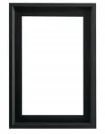 Plakatas Medinis paveikslo rėmas Chic juodas 70x70 cm American Box