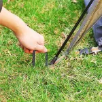 Žemės inkaras, palapinės kuoliukai, sodo kuoliukai, sodo kuoliukai, galvanizuoti kuoliukai, palapinės kuoliukai, kra&scaron;tovaizdžio kabės, statybinis inkaras, palapinė batuto sūpynėms, 6 vnt., 30 cm