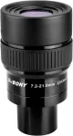 Svbony Sv191 priartinantis teleskopo okuliaras 1,25 colio, 7,2&ndash;21,6 mm parfokalinis teleskopo lę&scaron;is, plataus kampo fmc teleskopo lę&scaron;is, astronominiai priedai mėnuliui, planetoms, ūkams, žvaigždžių spiečiams