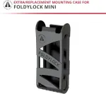 Foldylock mini dviračio spynos laikiklis - itin lengvas laikiklis foldylock mini sulankstomai spynai - ne&scaron;iojami saugūs dviračio tvirtinimo priedai