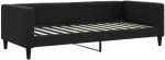 Lova Sofa, juodos spalvos, 90x200cm, audinys