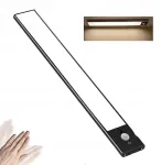 Led lemputė po spintele su judesio davikliu įkraunama per usb ant magnetų 6500k 6w 40cm