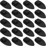 Sg Store 20 dalių automobilio grindų kilimėlių spaustukų atsarginės plastikinės grindų kilimėlių tvirtinimo spaustukai neslystantys sagties kilimėlių spaustukų laikikliai automobiliui, visureigiui, sunkvežimiui, keturračiui