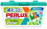 PERLUX universalios skysto skalbiklio kapsulės, 26 vnt. Dėžėje 8 pakuotės.