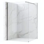 Walk-In du&scaron;o sienelė Rea Flexi, Transparent / Titanium, 70 cm