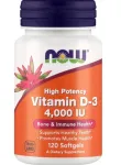 Now Foods Now Vitamin D3 4000 IU 120 kaps