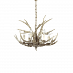 Pakabinamas &scaron;viestuvas Ideal Lux Suspended lamp with 6 lights CHALET, E14, sand color