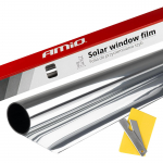 Langų tamsinimo plėvelė &bdquo;Dark Sidabrinis&ldquo; 15% 0,75x3 m AMIO-01659