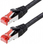 helos Patchkabel Cat 6 S/FTP RJ45 juodas 20m AWG27/7 LSZH GHMT