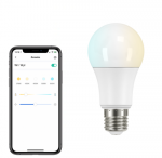 Piri Pritemdoma, spalvą keičianti LED lemputė | iOS ir Android programėlė
