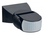 Judesio jutiklis PIR 230 Vac, 180&deg;, 12m, 1200W, reguliuojamas, IP65, juodas, THORGEON
