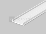 LED juostos profilis FIX16, 20,5mm pločio, baltai dažytas, 2m