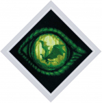 Uab Riolis Kryželių siuvinėjimo rinkinys "Drakono akis" 20x20 SR2162