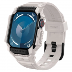 Spigen Rugged Armor &rdquo;Pro&rdquo; Apyrankė for Apple Watch 10 (46MM) - rusvai gelsvas