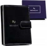 Odinė piniginė RFID ROVICKY RV-75699-9-L-BCA