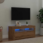 TV staliukas Televizoriaus spintelė su LED, artisano, 90x35x40cm, mediena