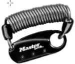 Karabinas su trosu Master Lock 1551EURDBLK