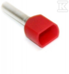 Trytyt END TULLET DOUBLE 2X01/10 RAUDONA. DIN/OP=100/