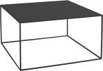 Customform Kavos staliukas, TENSIO METAL 80, 80x80x45 cm, Juodas