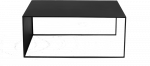 Customform Kavos staliukas, 2WALL METAL, 100x60 cm, Juodas
