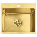 rea Plieninė kriauklė Leo 50 BRUSH GOLD