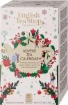 English Tea Shop Angli&scaron;kos arbatos parduotuvės Advento kalendorius Angli&scaron;kos arbatos parduotuvė, Baltasis Advento kalendorius, Advento kalendorius, 25 paketėliai