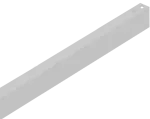 Linijinės sistemos PIPE bėgelis, baltas, 300mm, K1002242B