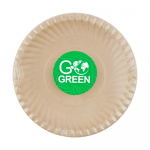 Leifheit Gogreen Kompostuojamos cukranendrių lėk&scaron;tės su "Go Žalias" ra&scaron;tu &Oslash;23cm 10 vnt 0,15kg