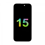 Dėklas Oem Mecanico Soft OLED Screen Incell for Iphone 15 juodas with frame (Support IC Transplant)
